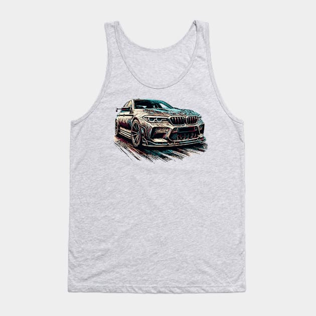 BMW M5 Tank Top by Vehicles-Art